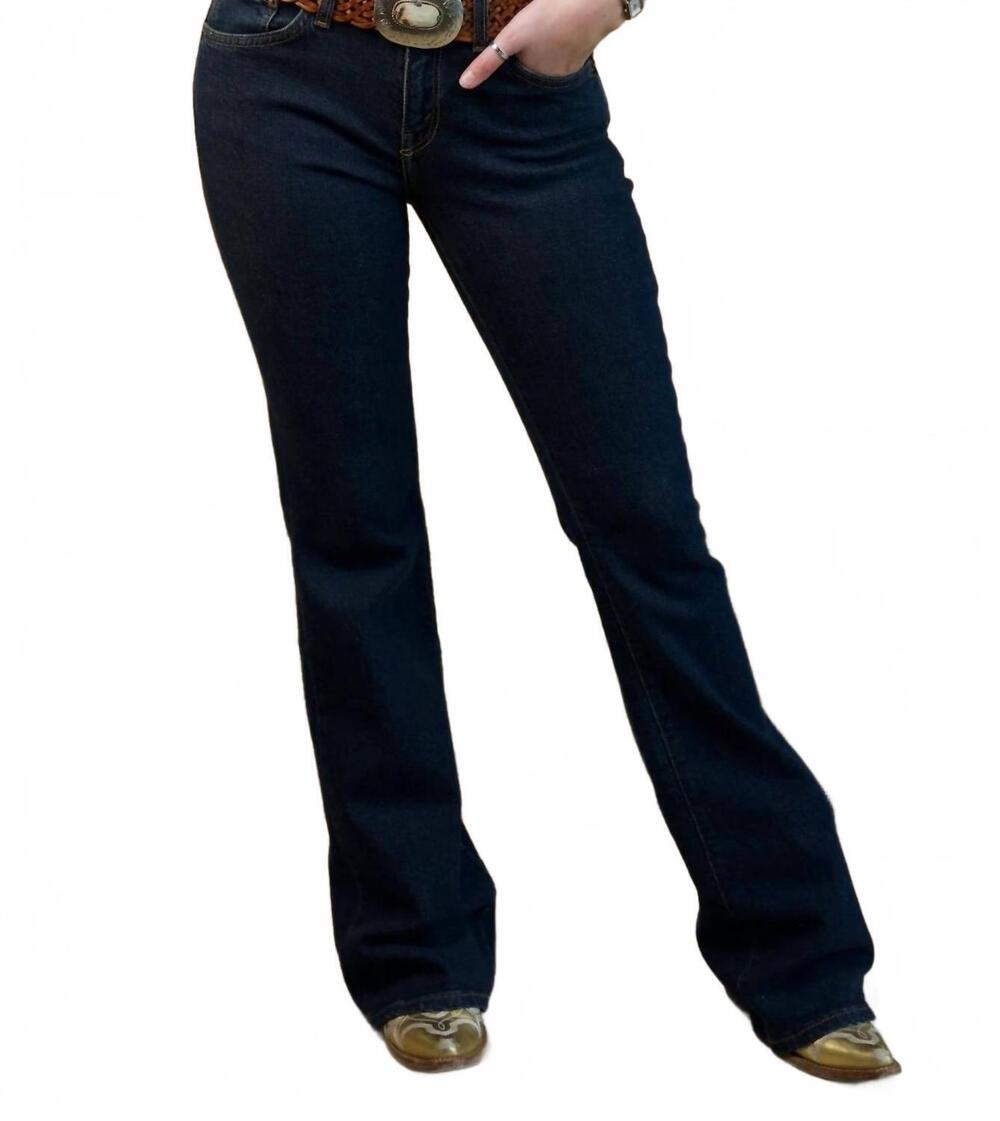 NEW RE/DONE midrise baby bootcut jean in tinty rinse